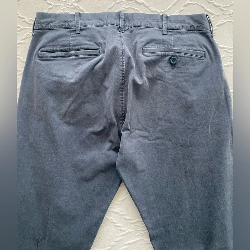 J. Crew - Slim Fit Cotton Chino Trouser Pant in Overcast Blue - Size 31 x 32
